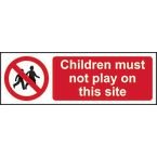 Children+Must+Not+Playon+This+Site+-+Sav+%28300+X+100+Mm%29