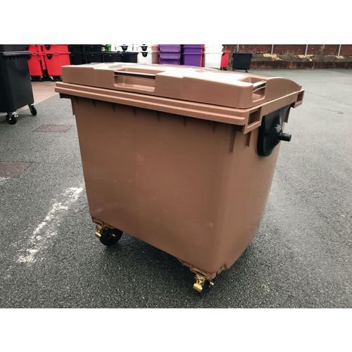 4 Wheeled bin with optional lockable lid - 770L 4 Wheeled bin with optional lockable lid - 770L