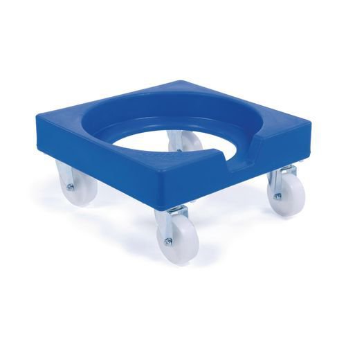 Dollies for inter-stacking bins Dollies for inter-stacking bins