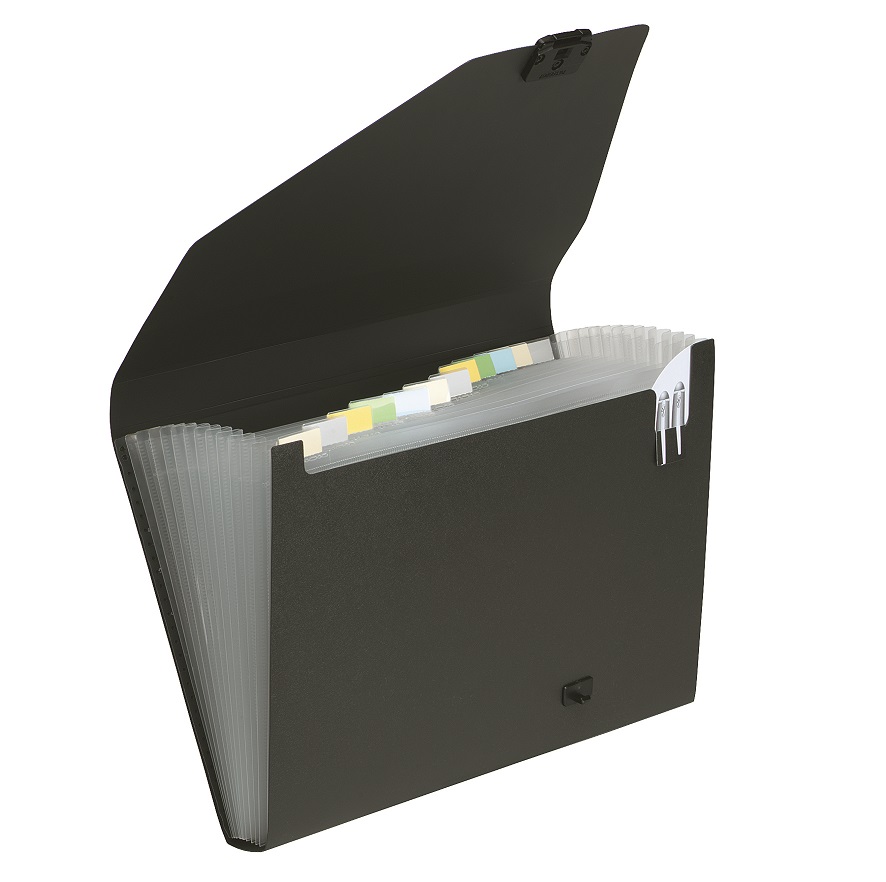 GRS ORGANISER 13 PART A4 BLACK- 1 ORGANI