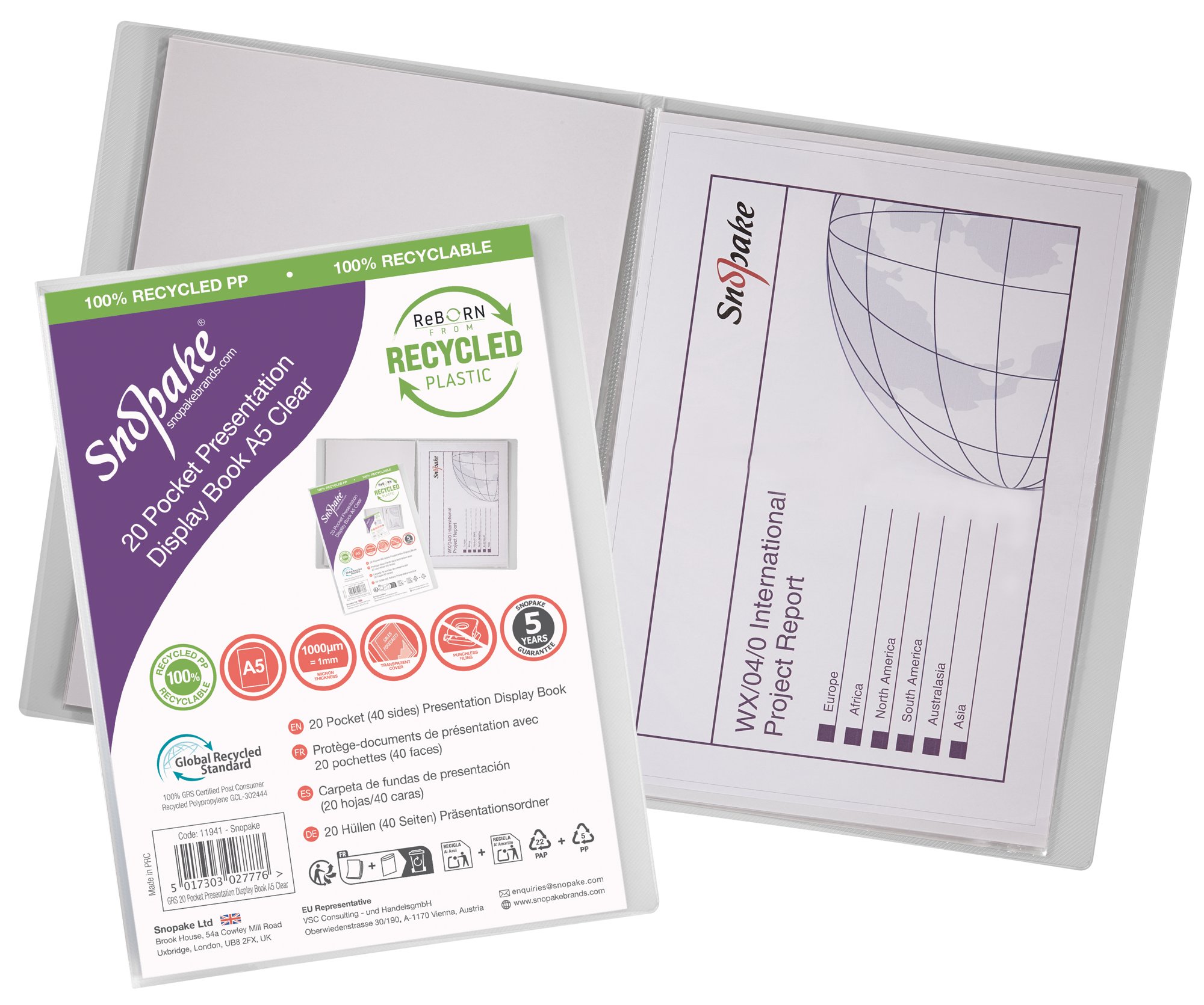 PRESENTATION DISPLAY BOOK 20 POCKET / 40
