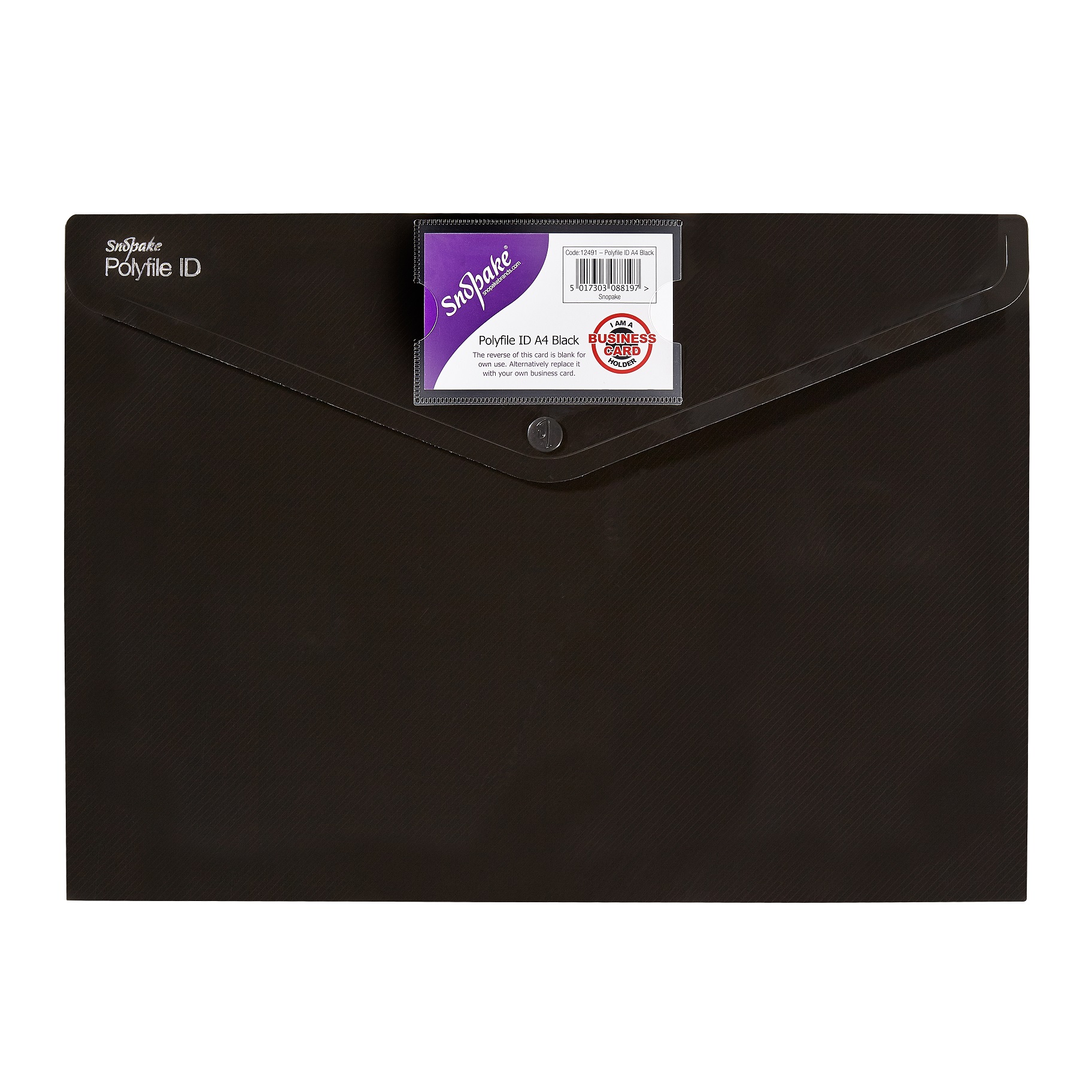 POLYFILE ID A4 BLACK- 5 FILES