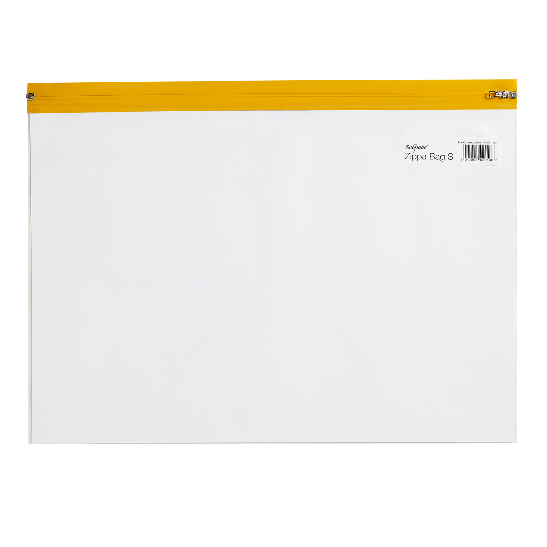 ZIPPA BAG 'S' A4 PLUS YELLOW- 25 BAGS