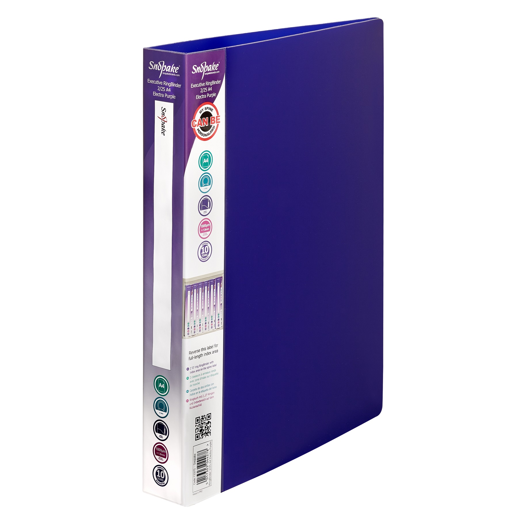 EXECUTIVE RINGBINDER 2/25 'O' RING A4 EL