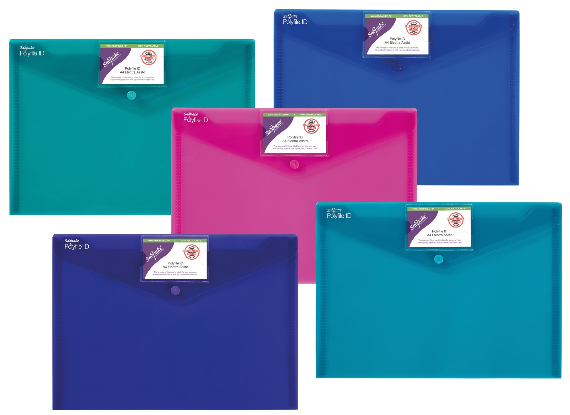 POLYFILE ID A4 ELECTRA ASSORTED- 5 FILES