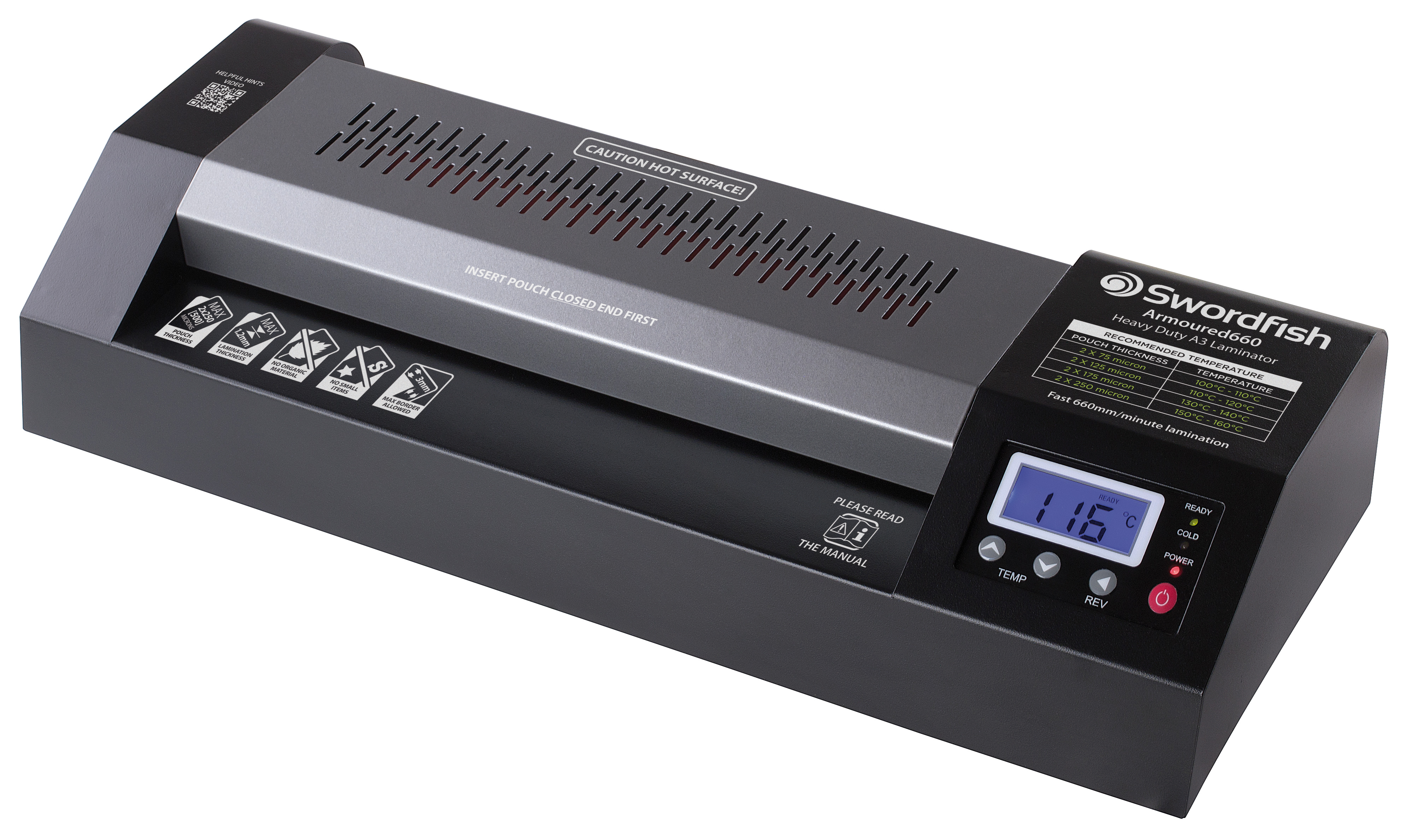 ARMOURED660 HEAVY DUTY A3 LAMINATOR- 1 L