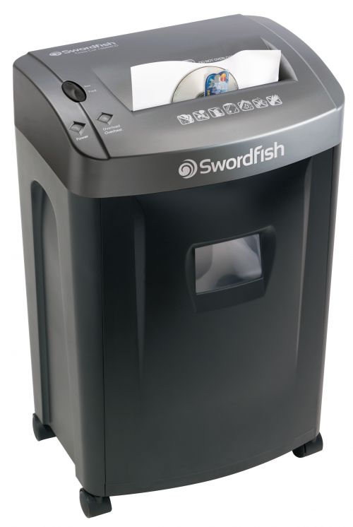 Swordfish BOX DAMAGED - 1500XCD Cross Cut Shredder Swordfish BOX DAMAGED - 1500XCD Cross Cut Shredder