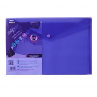 Snopake Polyfile Wallet File Polypropylene Foolscap Electra Purple (Pack 5)