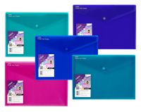POLYFILE TWIN POCKET A4 ELECTRA ASSTD- 5