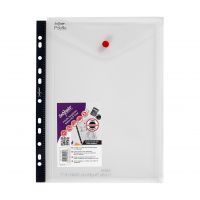 POLYFILE RINGBINDER WALLET HC/P A4 CLEAR