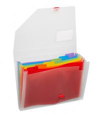 RAINBOW 6 PART EXPANDING ORGANISER A4- 1