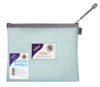 EVA PASTEL MESH HC A5 ZIPPA BAG - BLUE-