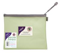 EVA PASTEL MESH HC A5 ZIPPA BAG - GREEN-