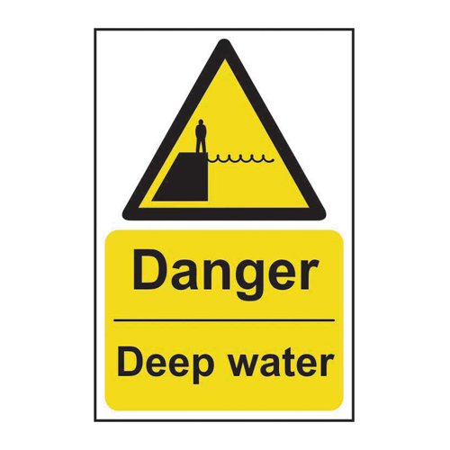 Danger+Deep+water+-+RPVC+%28400+x+600mm%29