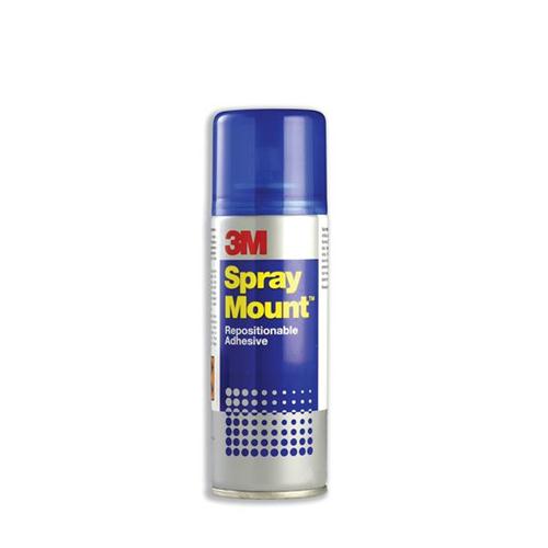 Image for 3M SprayMount Adhesive Spray Can CFC-Free Non-staining 400ml Ref SMOUNT [3 For 2] Apr-Jun 2015