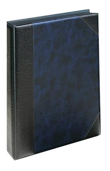 Image for Goldline Deluxe Telephone Address Book 3-Ring 25mm A5 Blue Ref DTAA5-BLU [Pack 4]