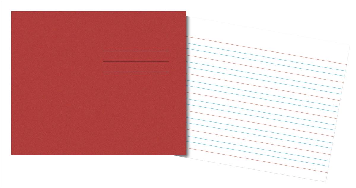 Image for Cambridge Exercise Book Learn To Write 48 Pages 152x204mm Red Ref 100103605 [Pack 100]