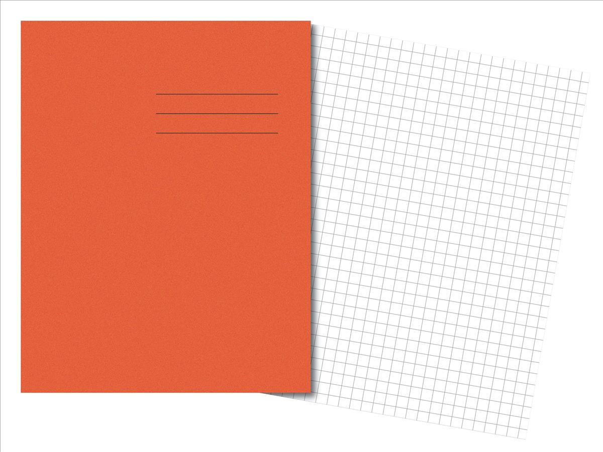 Image for Cambridge Exercise Book 75gsm Quadrille 7mm 80 Pages 229x178mm Orange Ref 100103044 [Pack 100]