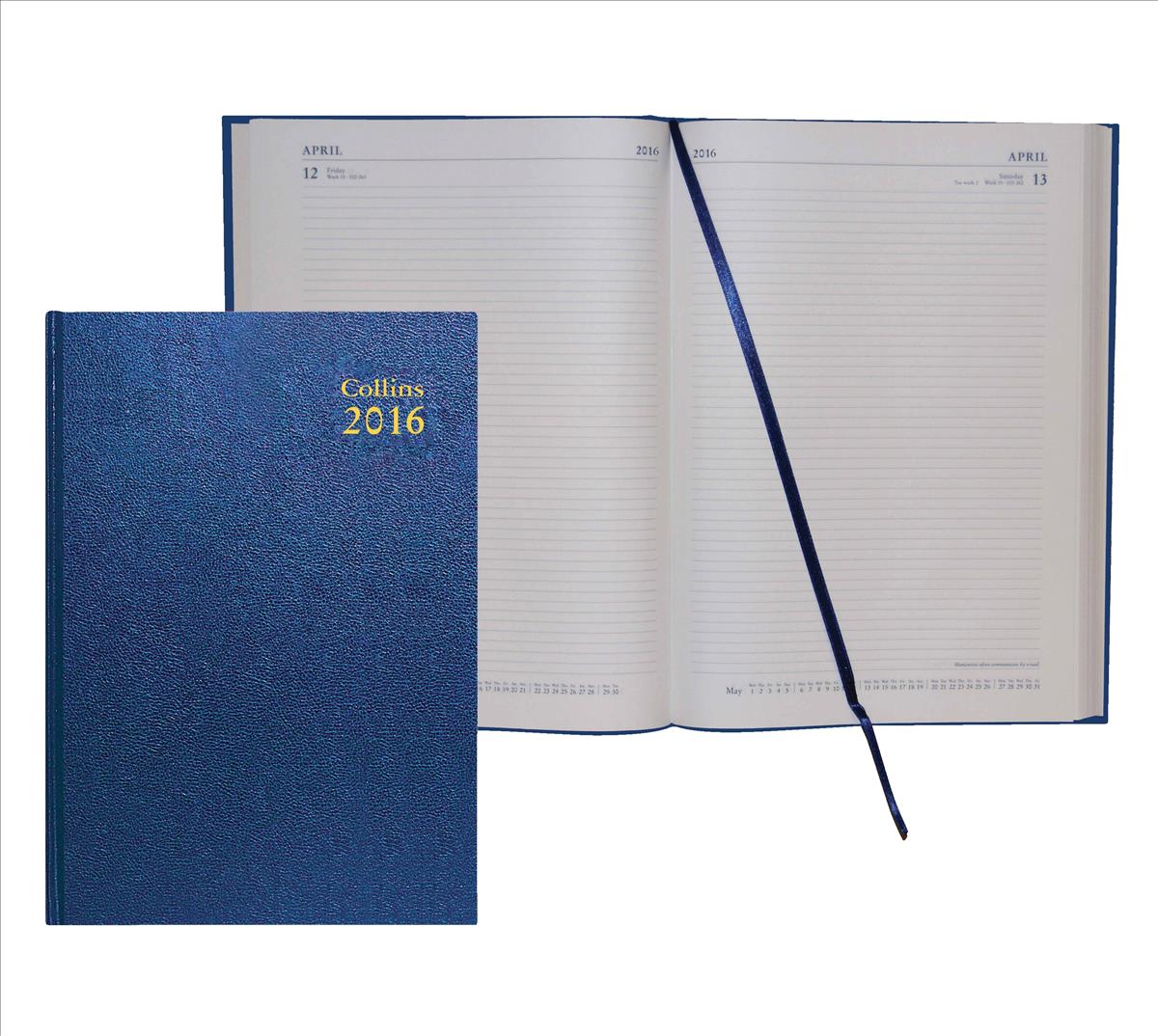 Collins 2016 Dy/Page A4 Diary 44 Blue