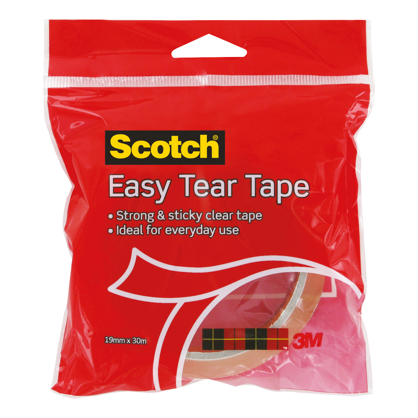 Scotch Easy Tear Tape 19mm x 30m Ref ET1930 Scotch Easy Tear Tape 19mm x 30m Ref ET1930