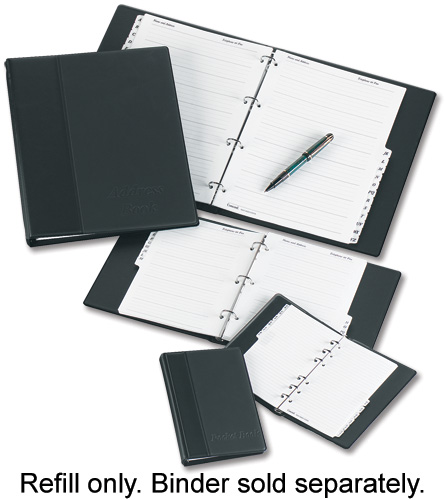 Image for Telephone Index Book Refill Untabbed 20 Sheets A5 White