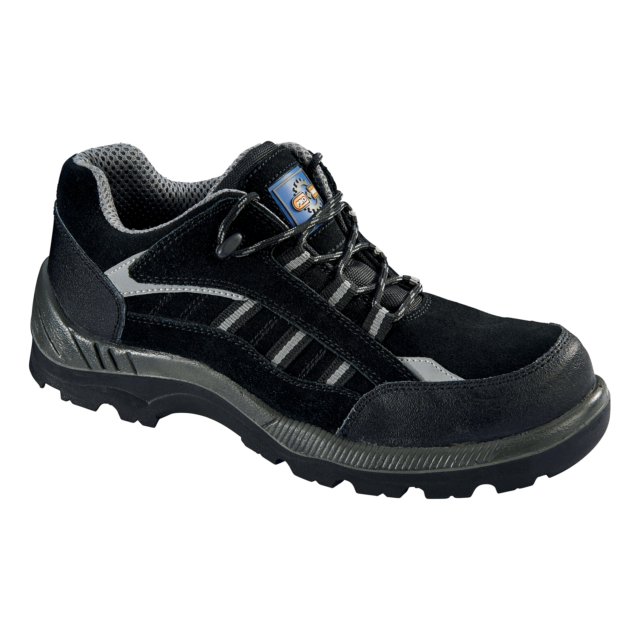Rockfall ProMan Trainer Suede Fibreglass Toecap Black Size 12 Ref PM4040 12 Rockfall ProMan Trainer Suede Fibreglass Toecap Black Size 12 Ref PM4040 12