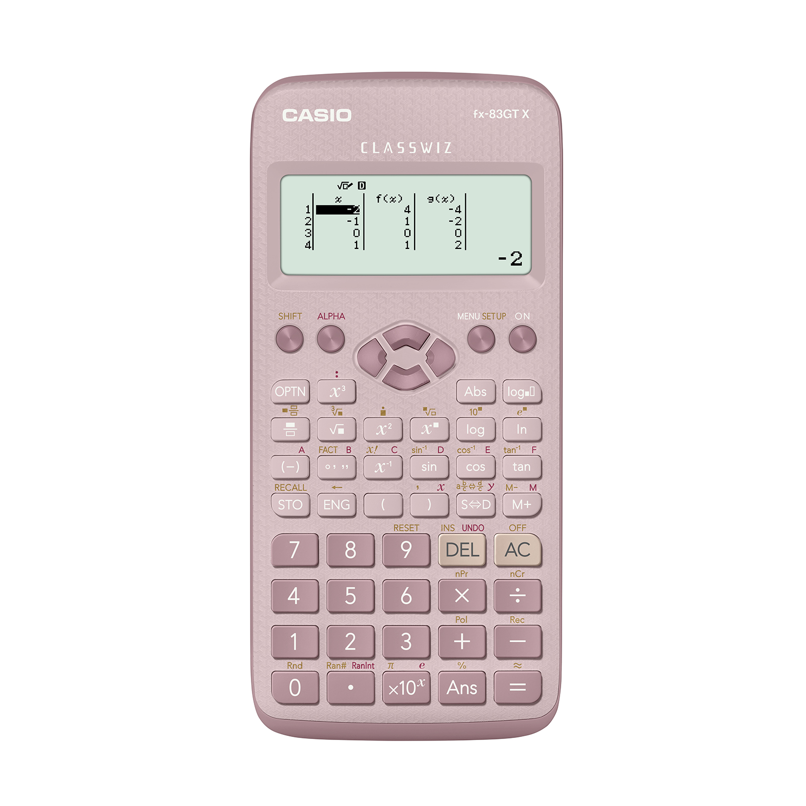 Casio FX-83GTX Scientific Calculator Exam Ready Pink Ref FX-83GTX-DP Casio FX-83GTX Scientific Calculator Exam Ready Pink Ref FX-83GTX-DP