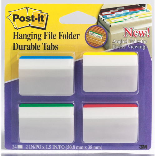 3M Post-it 2 Filing Tabs - 24 pack