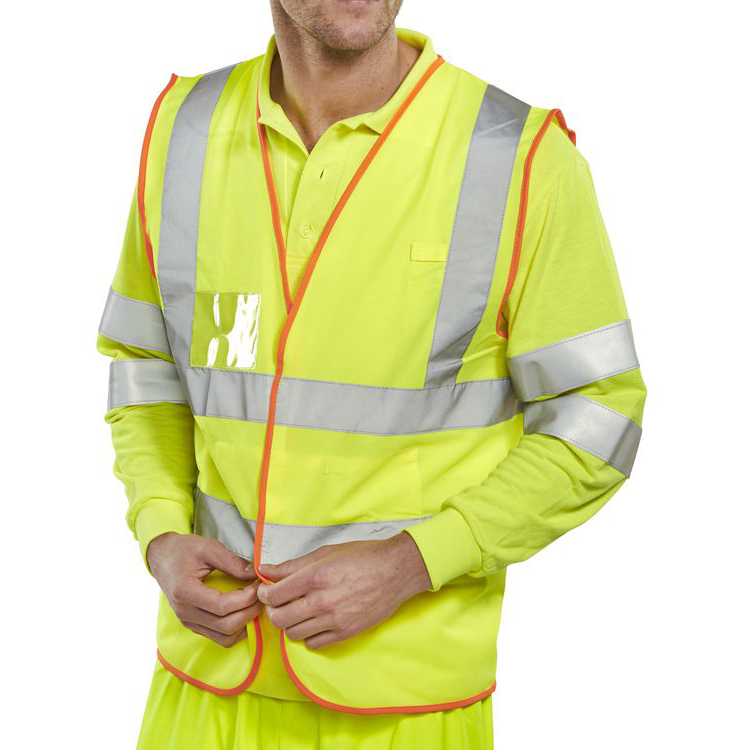 B-Safe Pre-Pack Vest Multipurpose Reflective 2XL Saturn Yellow Ref BS061XXL *Up to 3 Day Leadtime* B-Safe Pre-Pack Vest Multipurpose Reflective 2XL Saturn Yellow Ref BS061XXL *Up to 3 Day Leadtime*