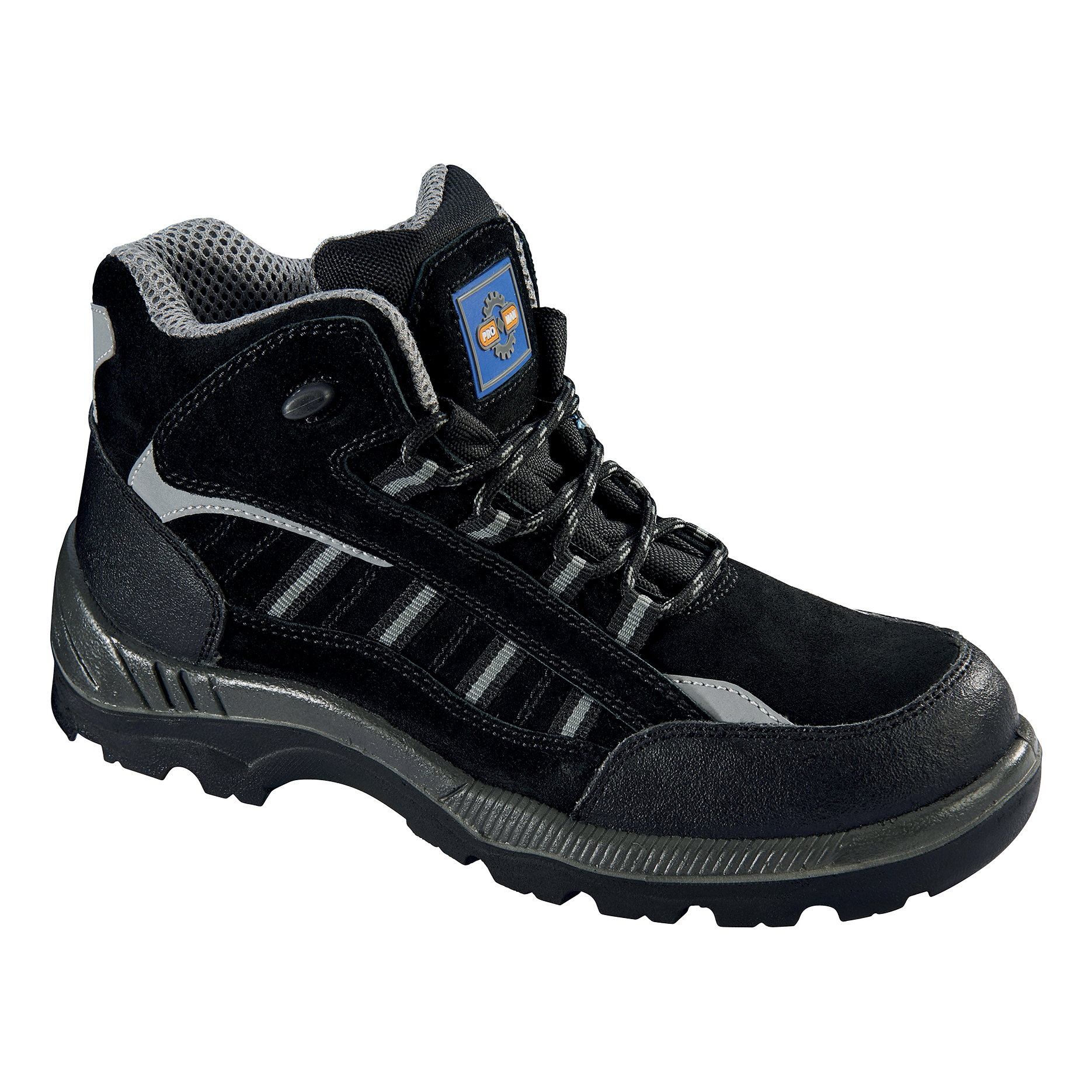 Rockfall ProMan Boot Suede Fibreglass Toecap Black Size 3 Ref PM4020 3 Rockfall ProMan Boot Suede Fibreglass Toecap Black Size 3 Ref PM4020 3