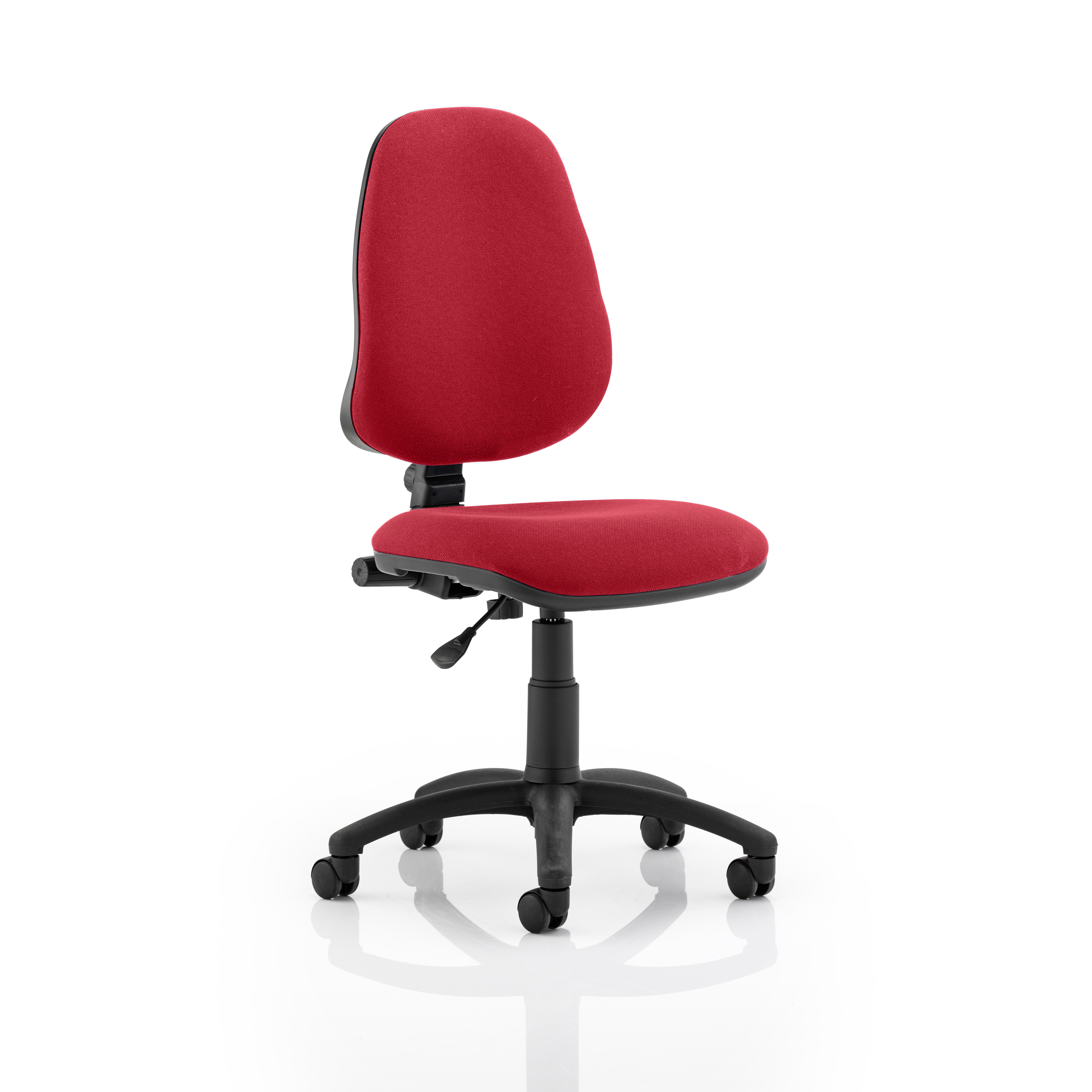 Trexus 1 Lever High Back Permanent Contact Chair Red 480x450x460-580mm Ref OP000161 Trexus 1 Lever High Back Permanent Contact Chair Red 480x450x460-580mm Ref OP000161