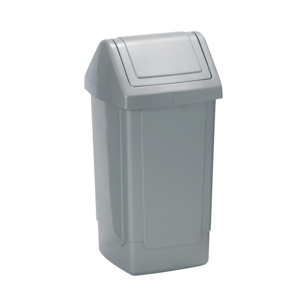 Swing Top Bin 40 Litres Metallic Swing Top Bin 40 Litres Metallic