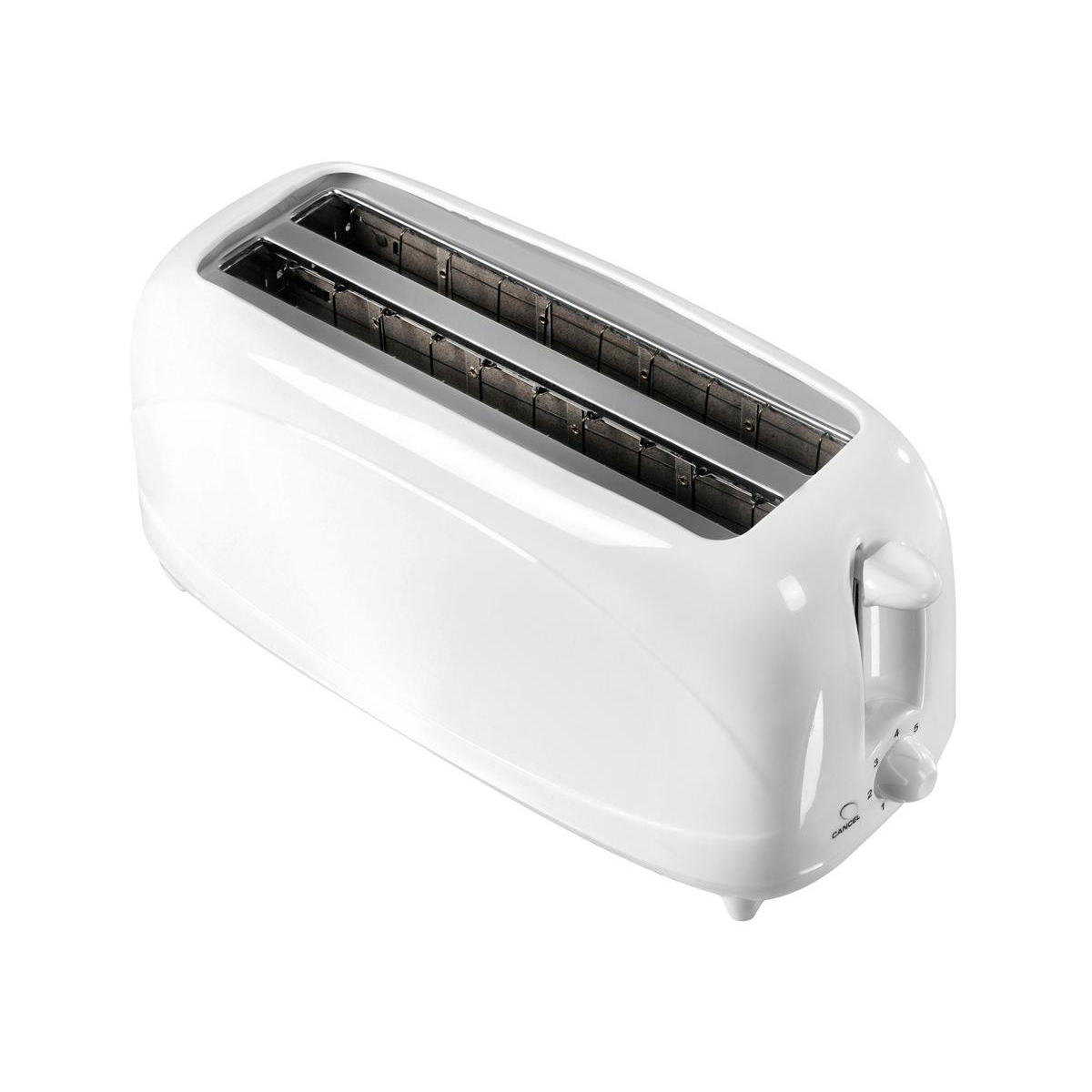 5 Star Facilities Toaster Cool Wall Variable Browning 2 Slot 4 Slice 1200W White 5 Star Facilities Toaster Cool Wall Variable Browning 2 Slot 4 Slice 1200W White