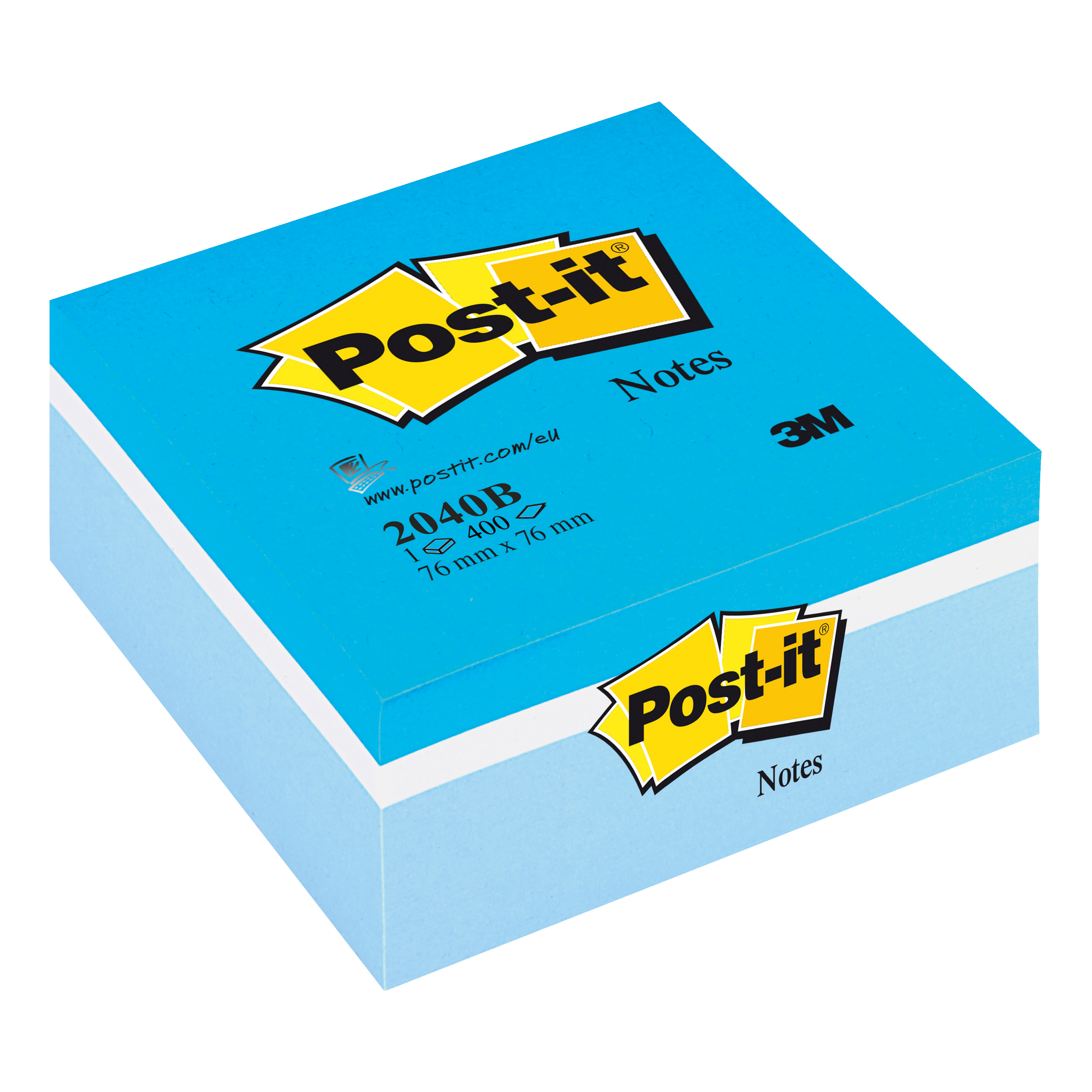 post-it-note-cube-pad-of-450-sheets-76x76mm-pastel-blue-ref-2028b-james-dow-ltd