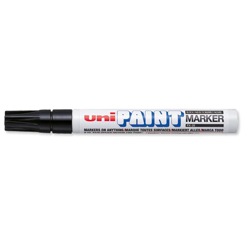 Uni+Paint+Marker+Bullet+Tip+Medium+Point+Px20+Line+Width+1.8-2.2mm+Black+Ref+545616000+%5BPack+12%5D