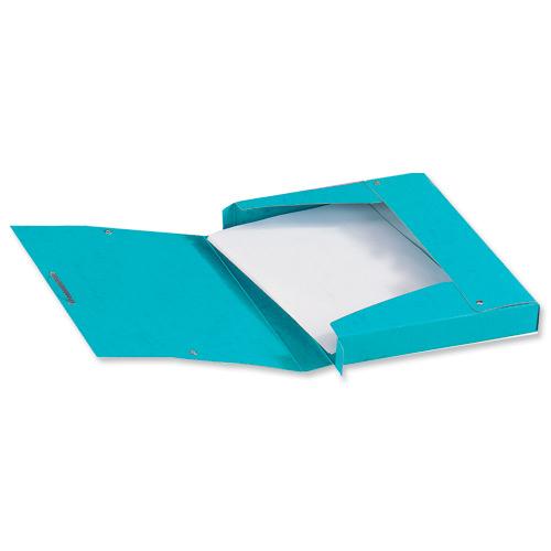 Image for Elba Eurofolio Filing Box Pressboard 60mm Capacity A4 Green Ref A45060071 [Pack 10]