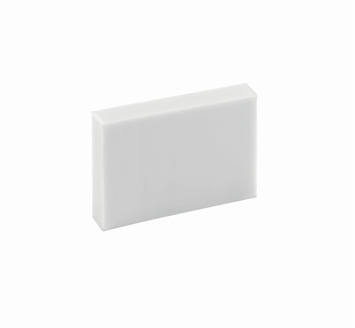 Image for Pencil Eraser for HB and Softer Grades 56x40x10mm White [Pack 10]