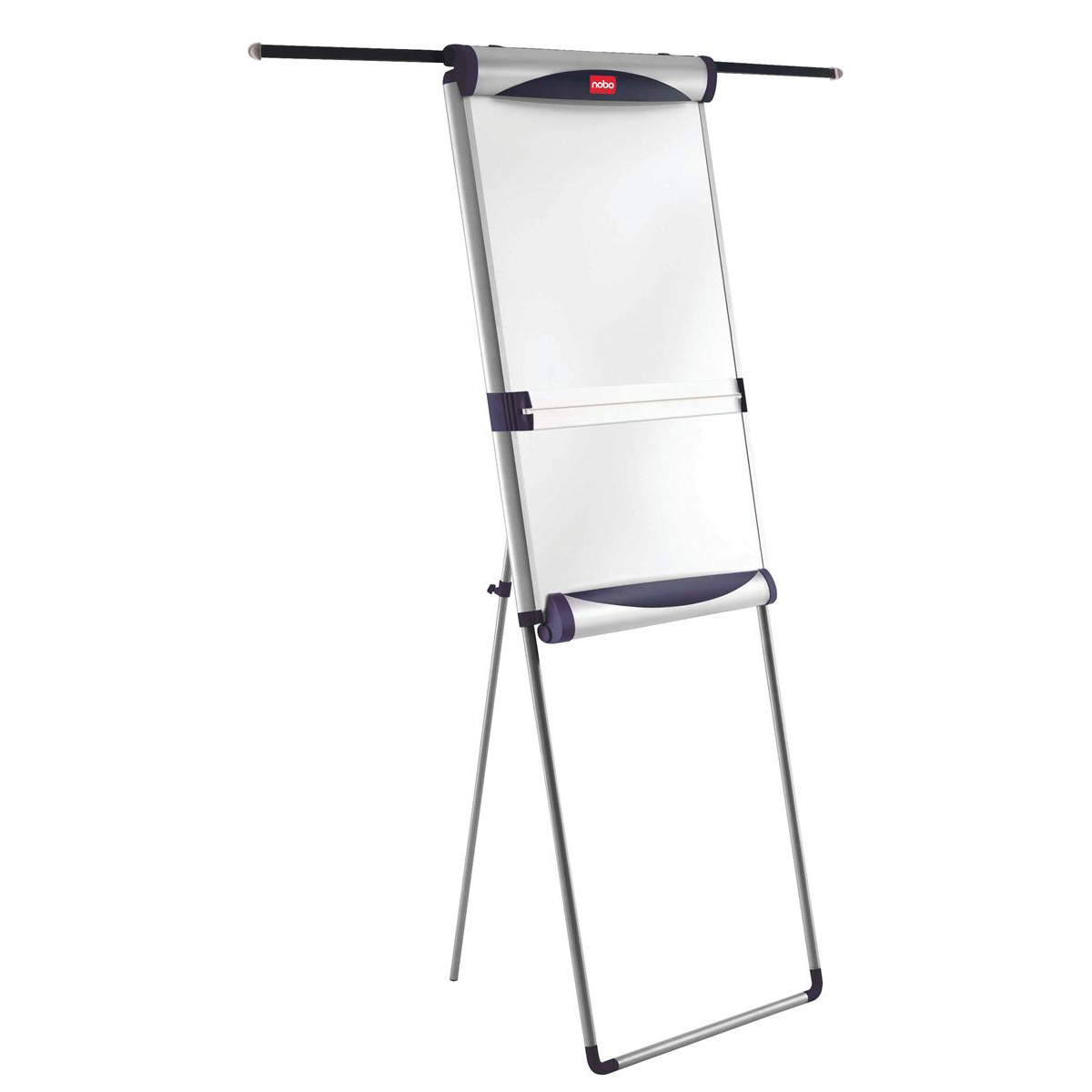 Image for Nobo Piranha Flipchart Easel Magnetic with Extending Display Arms Ref 1901919