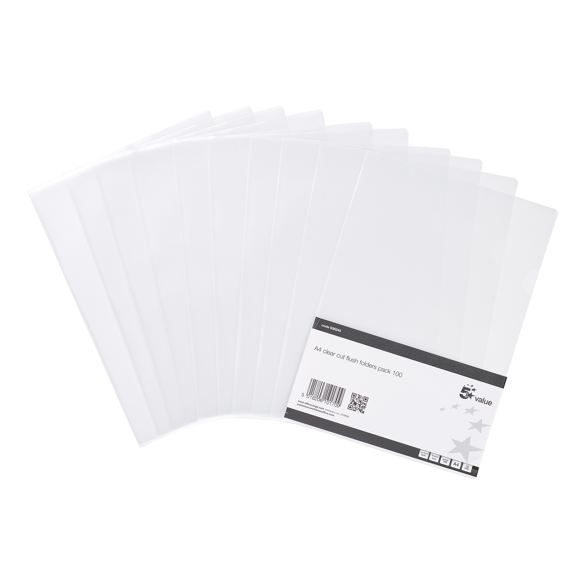 Uno A4 Clear Folders 105 Micron