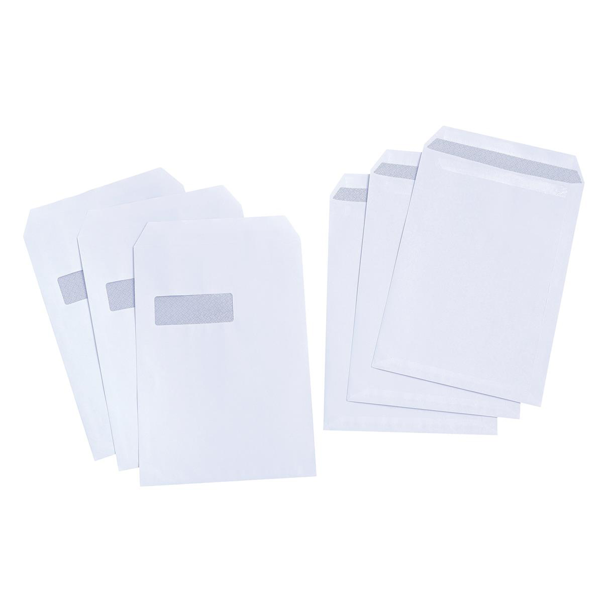 Uno Envelope C4 White Press Seal Stw Pocket Box 250