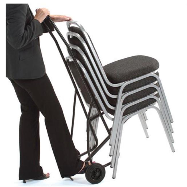 Trexus Chair Trolley for 10 Stacking Chairs Ref 651397 Trexus Chair Trolley for 10 Stacking Chairs Ref 651397
