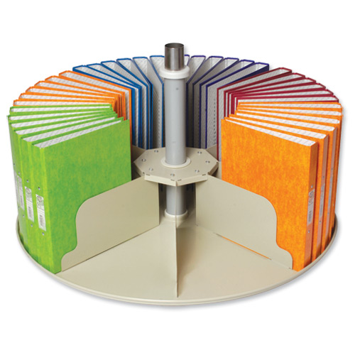 Image for Filing Platform for 48 Ring Binders or Foolscap Folders Grey