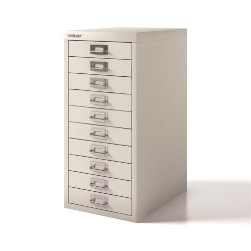 Md8161 Bisley Multi Drawer 10 Drawers Chalk 590mm H X 279mm W