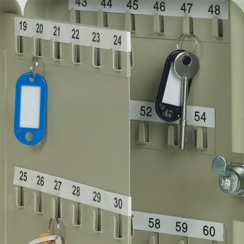 729288 Key Cabinet Steel Lockable With Wall Fixings Holds 60