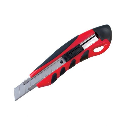 5+Star+Office+Cutting+Knife+Heavy+Duty+with+Locking+Device+and+Snap-off+Blades+18mm