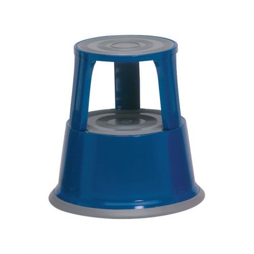 5 Star Facilities Step Stool Mobile Spring-loaded Castors Max 150kg Top D290xH430xBase D435mm 5kg Blue 5 Star Facilities Step Stool Mobile Spring-loaded Castors Max 150kg Top D290xH430xBase D435mm 5kg Blue
