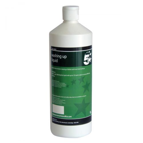 5 Star Facilities Washing-up Liquid Lemon 1 Litre 5 Star Facilities Washing-up Liquid Lemon 1 Litre