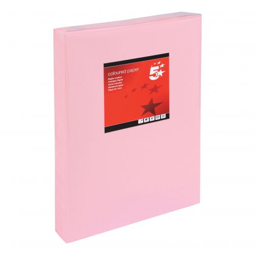 5 STAR TINT A3 80GSM LIGHT PINK PK500