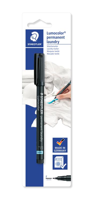 Artline 750 Laundry Black Permanent Pk Of Marker Pen