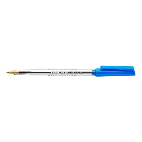 Staedtler+430+Stick+Ballpoint+Pen+1.0mm+Tip+0.35mm+Line+Blue+%28Pack+10%29+-+430M-3
